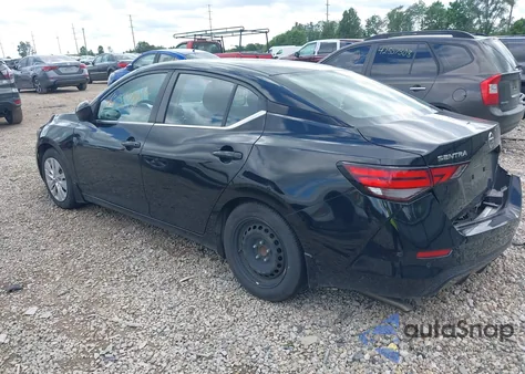 2020 Nissan Sentra S Xtronic Cvt z USA, uszkodzony, nr VIN 3N1AB8BV1LY255100